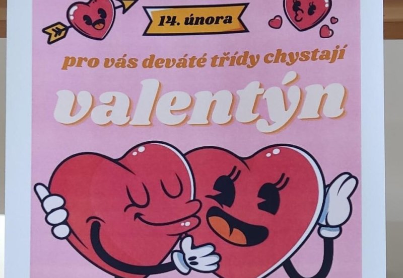 Den sv. Valentýna proběhne opět v režii devátých tříd