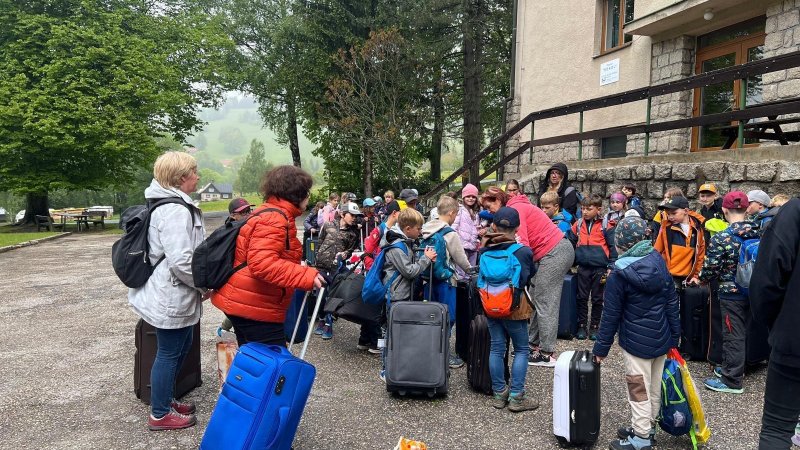 Třídy 2. A, 2. B a 2. C vyjely na školu v přírodě