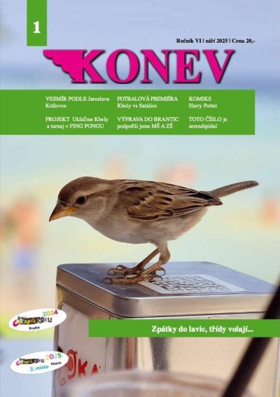 Školní časopis KONEV č. 1/25-26
