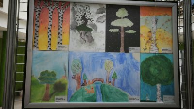 Filip Hlaváček uspěl v říjnu se svým obrázkem ve výtvarné soutěži Stromy kolem nás