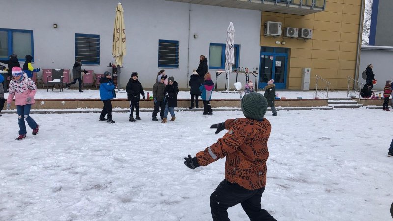 Velká přestávka je cool i na sněhu! :-)