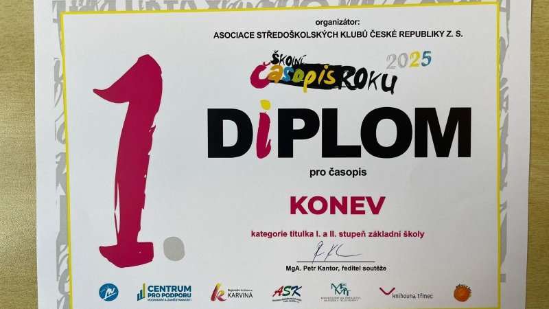 Časopis KONEV si z Brna přivezl další ocenění