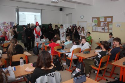 Mikuláš, andělé a čerti po roce navštívili naši školu