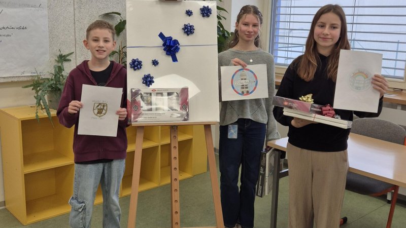 Velká soutěž je za námi, škola má nové logo!