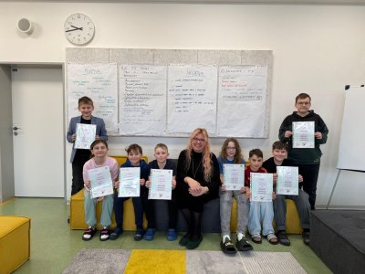 Slavnostní předání jazykových certifikátů