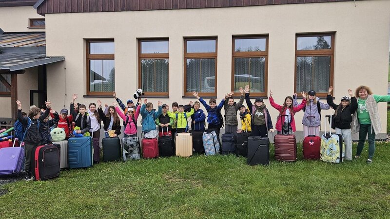 Krkonošské dobrodružství tříd 4. B a 1. A