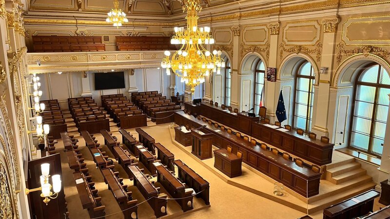 Exkurze dolní komory českého parlamentu